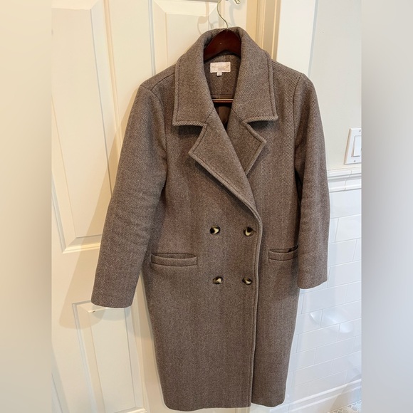 Warm Emilia George Maternity Wool Coat | Size S - Picture 1 of 8